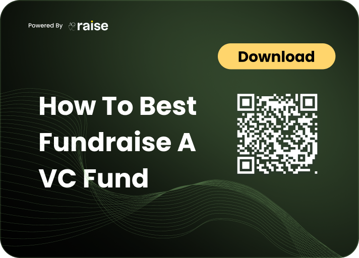 How to best fundraise a VC fund